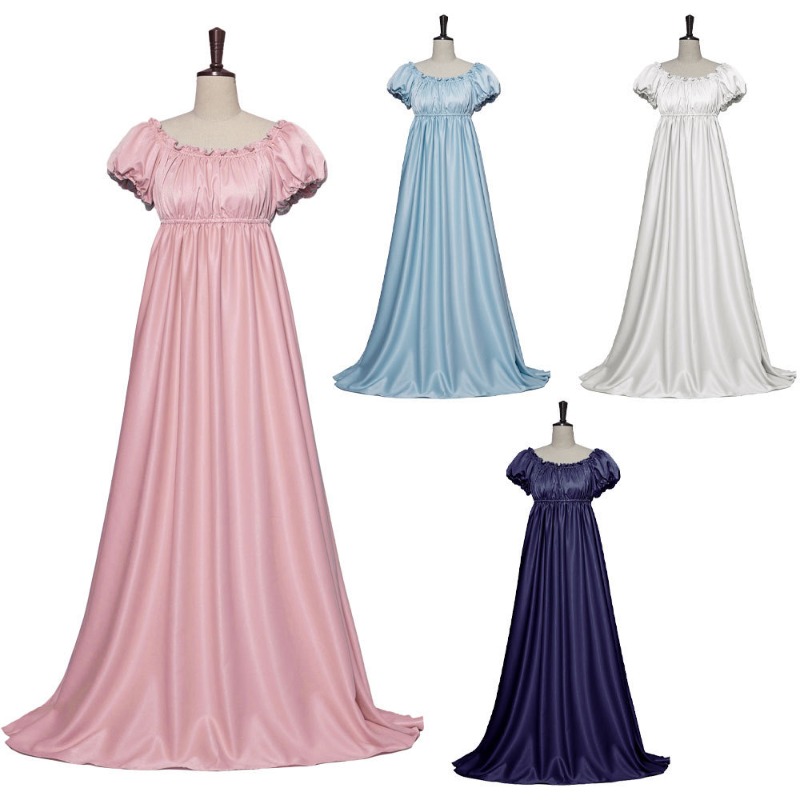 Evening Gown - 2026 Halloween Cosplay Women Regency Bridgerton