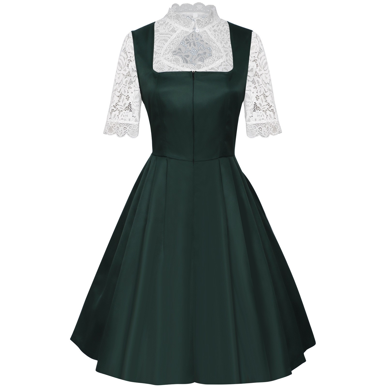 Pleats Set Print Elegant with  - Lace Dress ulasan dan harga