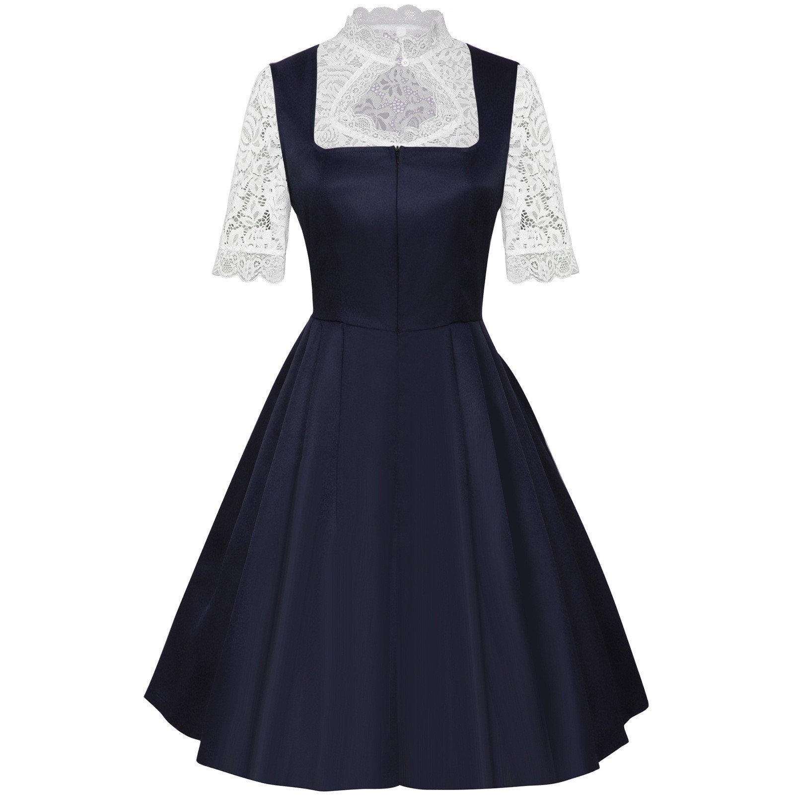 Pleats Set Print Elegant with  - Lace Dress ulasan dan harga