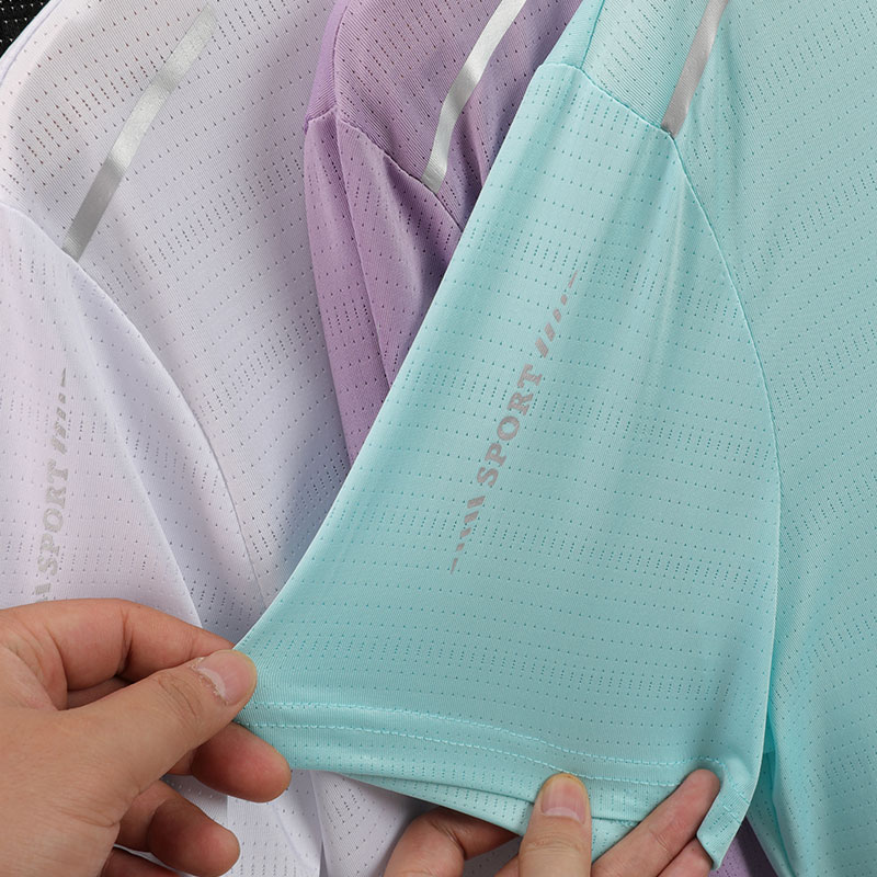 Women Quick-Drying Running T-S - Silk Blouse ulasan dan harga