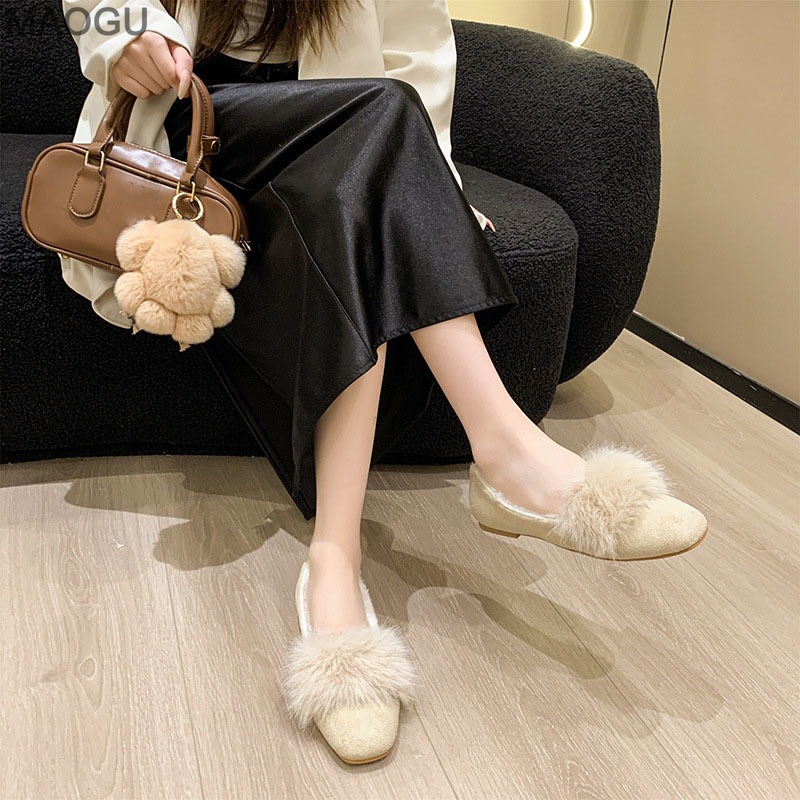 Women's Plush Flat Shoes 2025  - Womens Heels ulasan dan harga